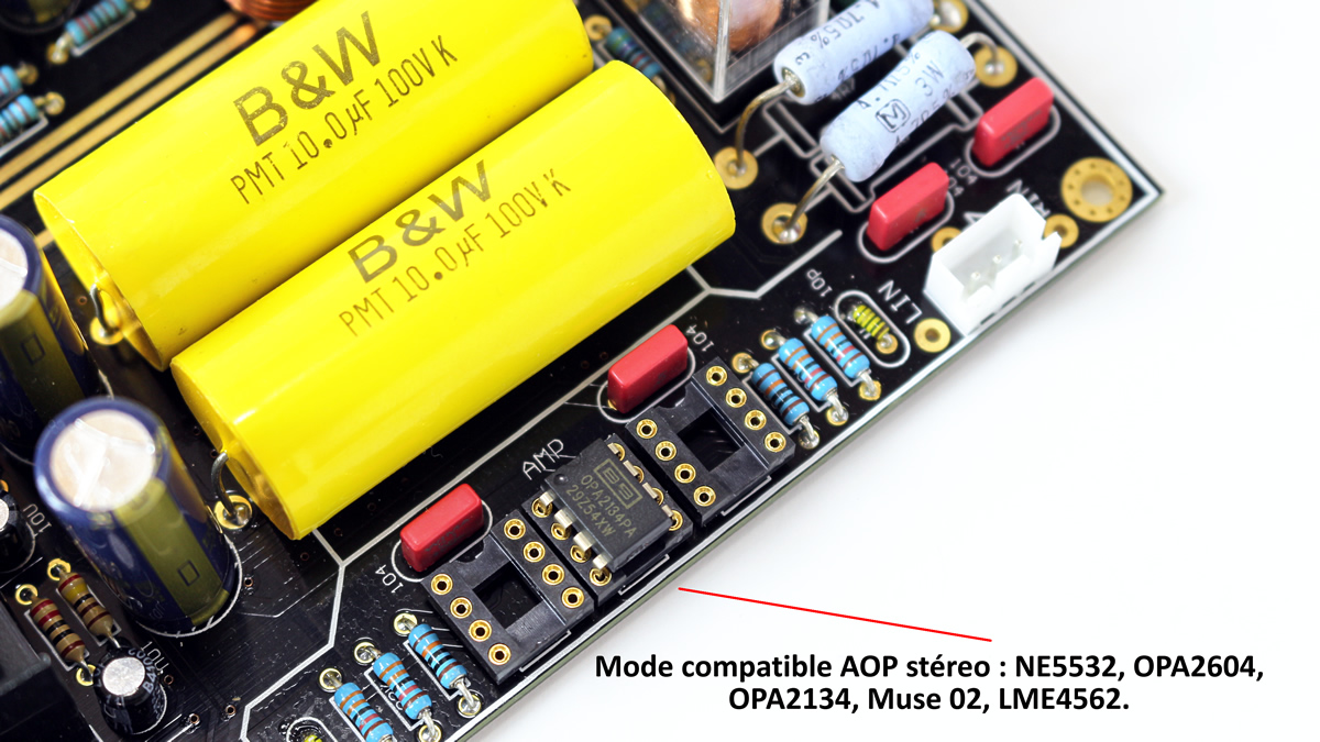 LM3886 Stereo audiophile Amplifier Board 2x68W / 4 Ohm - Audiophonics